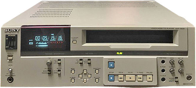 Lettore broadcast vhs e svhs (legge come un dvd)