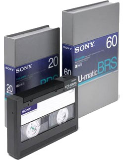 Riversamenti U-matic 3/4 BVU alta banda su DVD