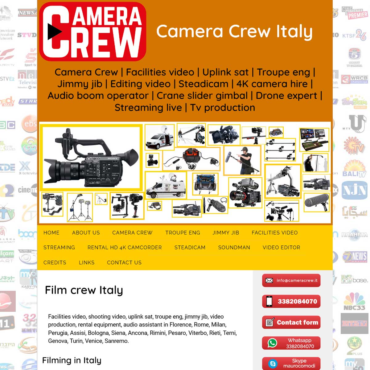 Sito di Camera Crew