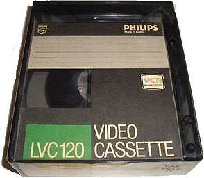 VCR-LP e videocassette Philips