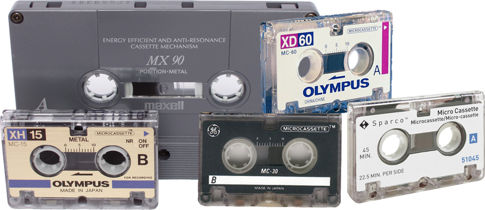 Riversamenti audio Microcassette a file digitale MP3 e WAV