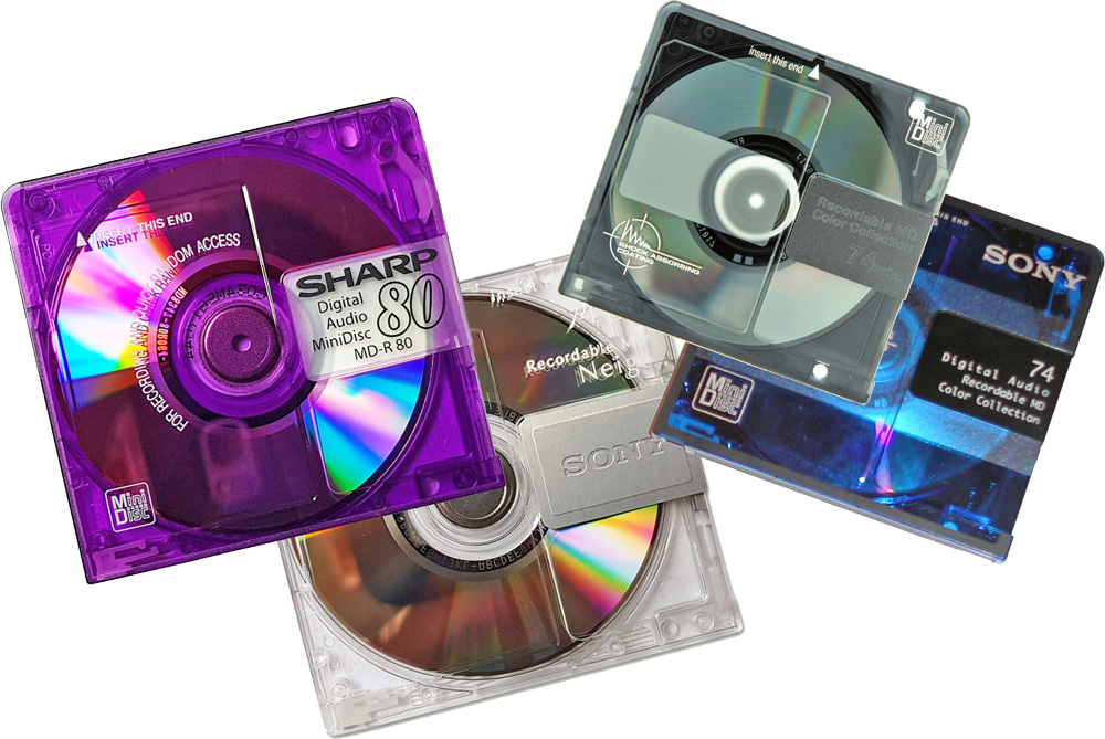 Riversamenti da MiniDisc a file digitale MP3 e WAV su pendrive USB