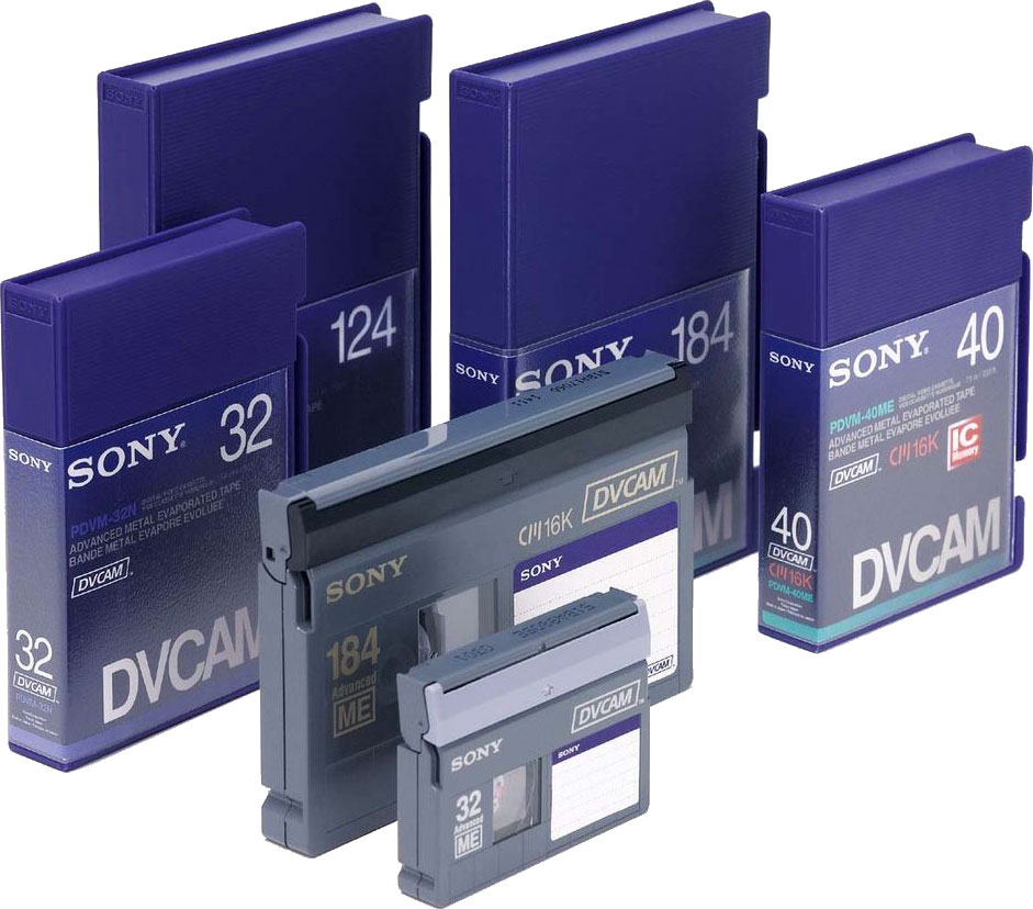 Servizio professionale di riversamento nastri MiniDV, DVCAM e Digital8
