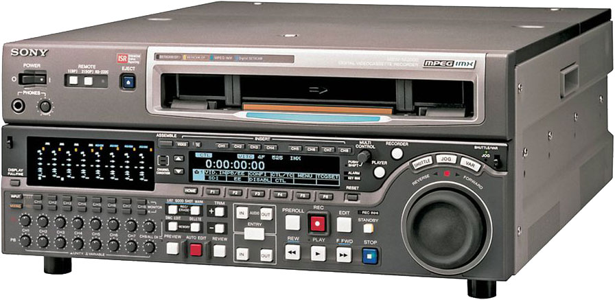 Conversione MPEG-IMX e MPEG-2 di nastri Betacam SX e SP