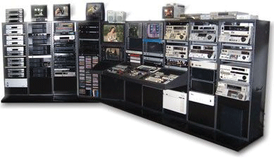 Attrezzature professionali per riversamento e montaggio video analogico e digitale