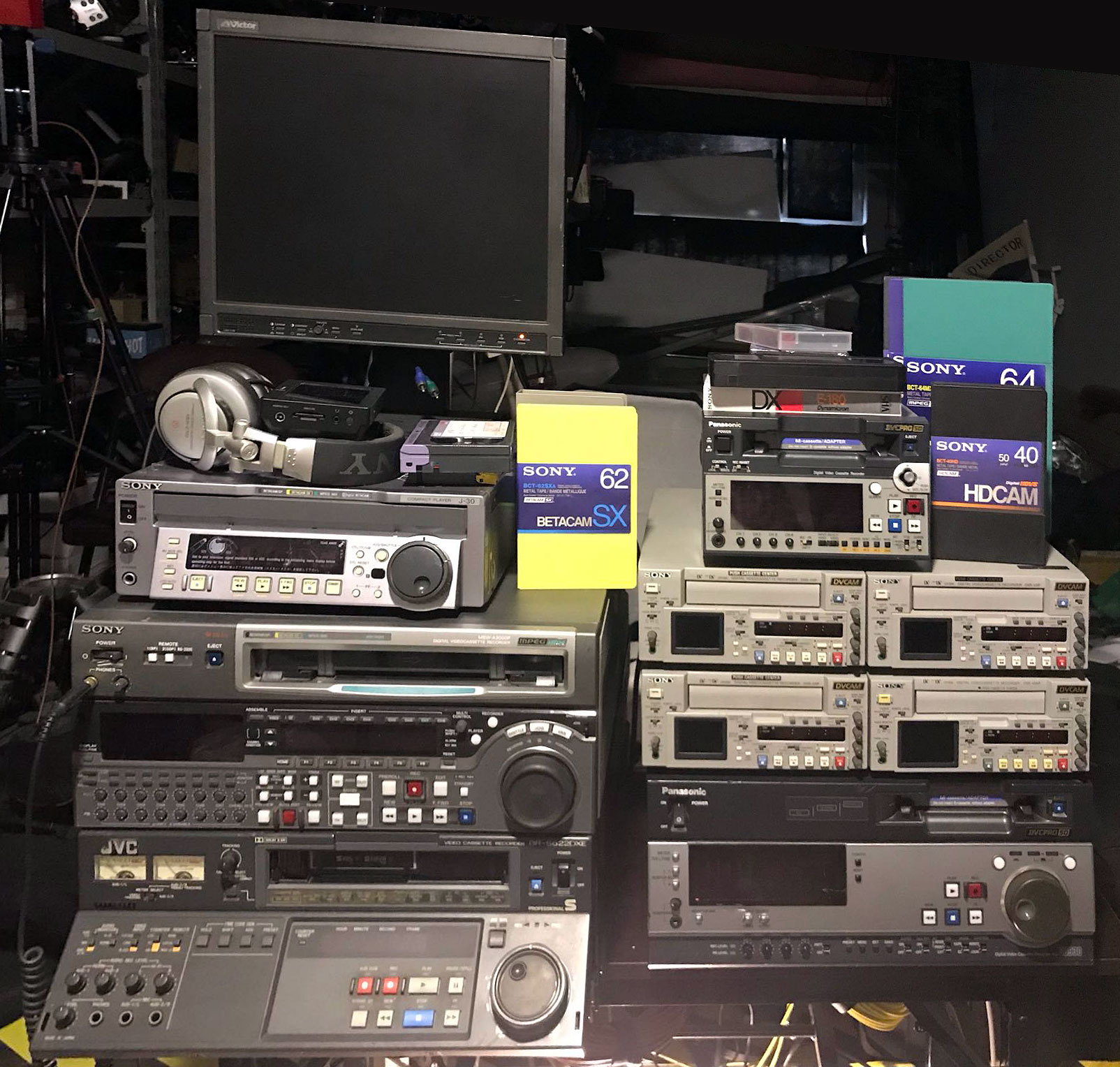 Servizio di riversamento video da Betacam, Digital Betacam, IMX, MPEG, XDCAM