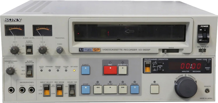 Riversamento U-matic 3/4 Alta Banda BVU